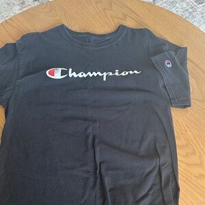 Champion Black T-Shirt